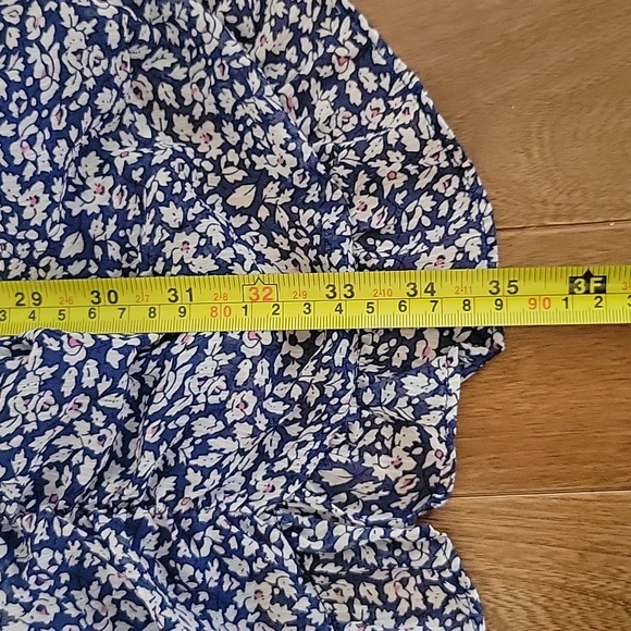 NWT Lulus Walk the Walk Blue Floral Print Ruched Bodycon Mini Dress Large - Picture 12 of 14